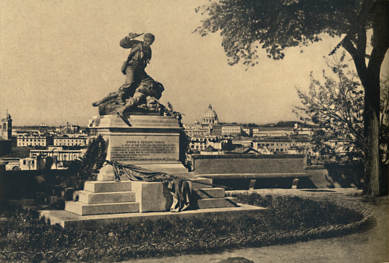 Roma - Wzgórze Pincian , 1910. autorstwa Unbekannt