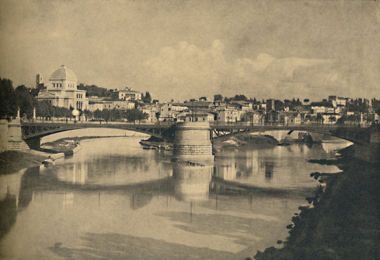Rzym - Ponte Garibaldi, 1910. autorstwa Unbekannt