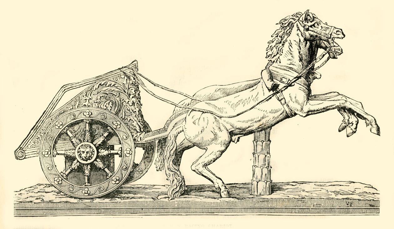 Rzymski rydwan wyścigowy, 1890. autorstwa Unbekannt