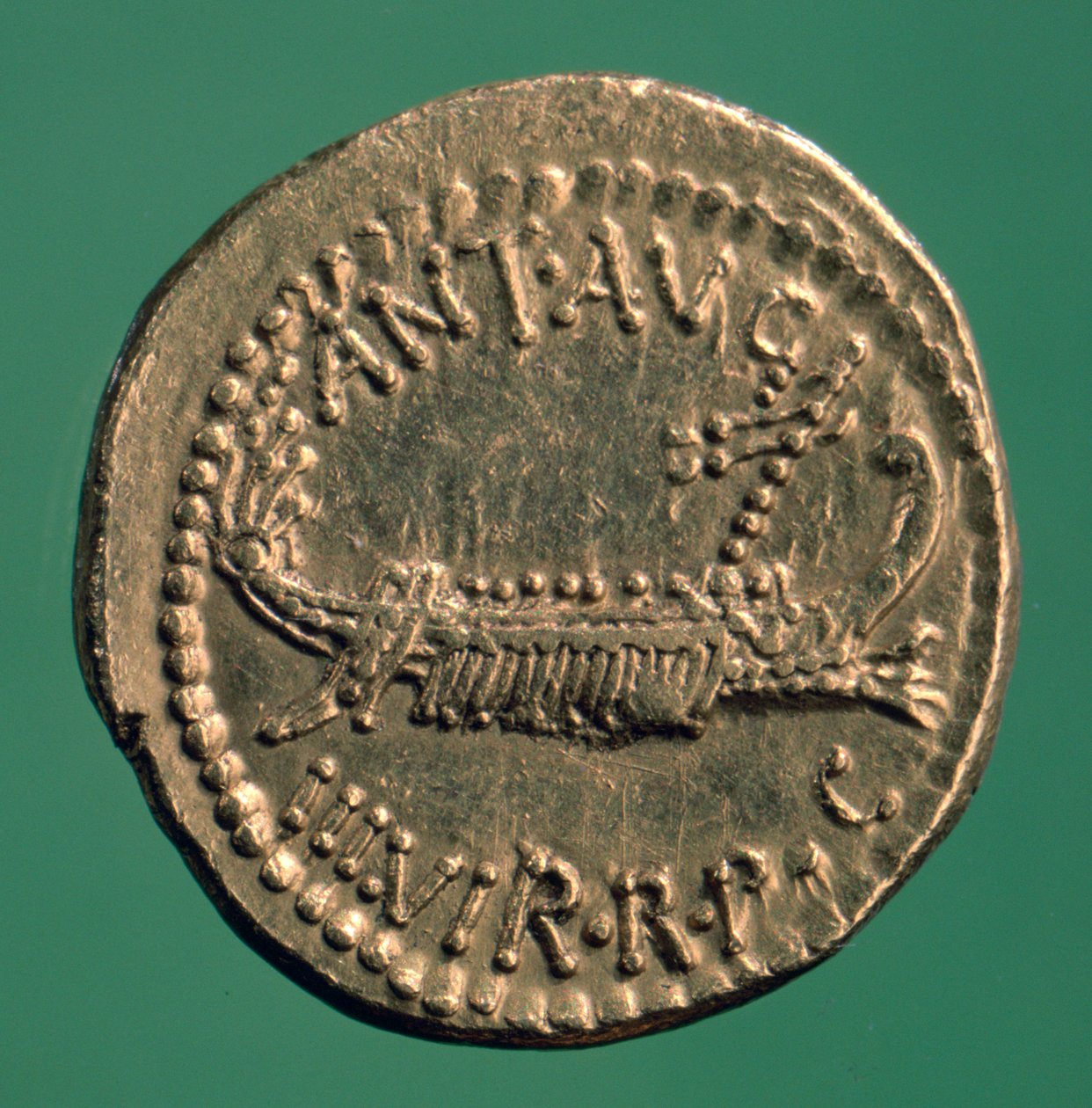 Moneta rzymska, denar legionowy Marc Antony, 32-1 p.n.e. autorstwa Unbekannt