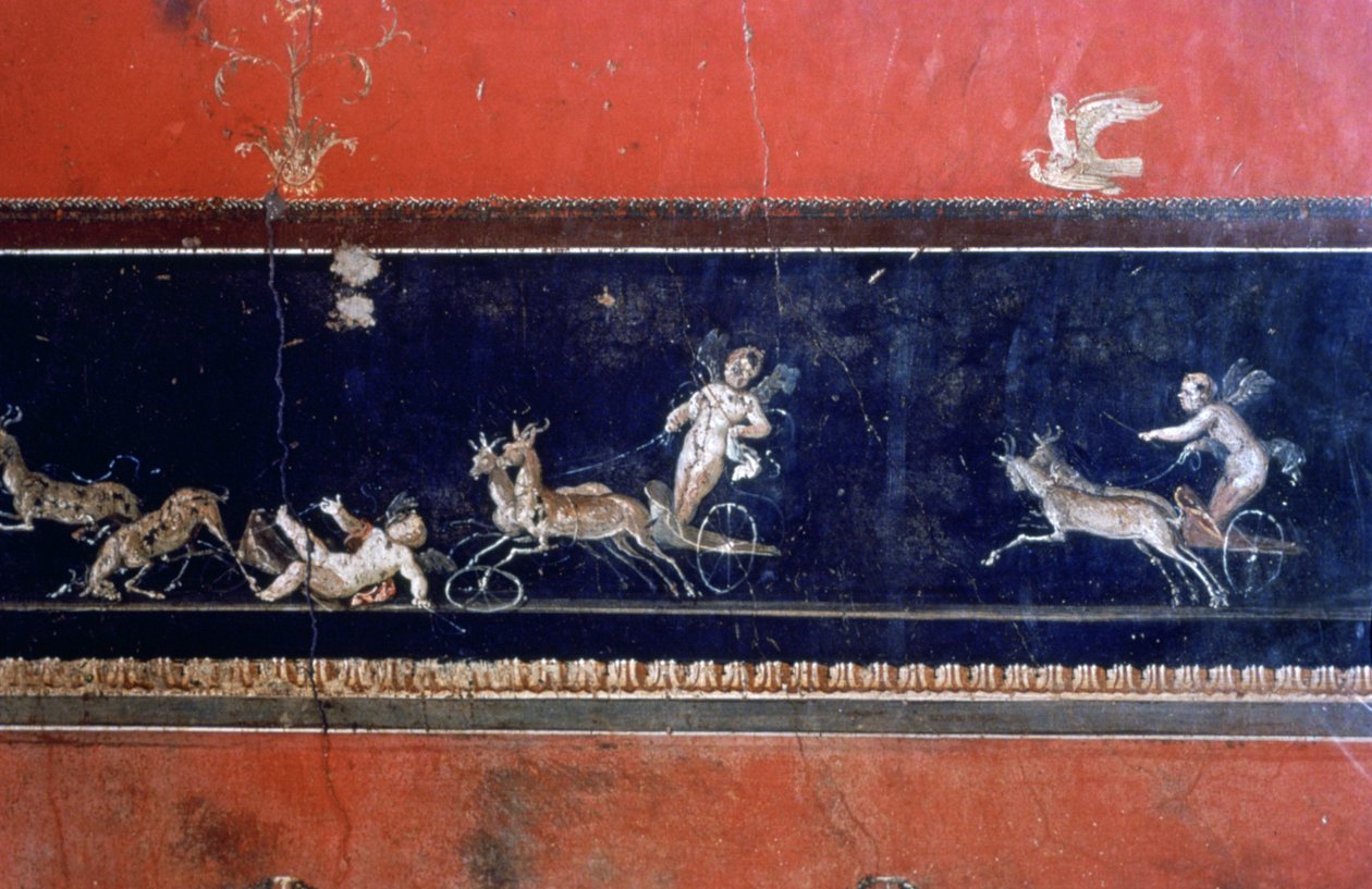 Rzymski mural, Dom Vettii, Pompeje, Włochy autorstwa Unbekannt