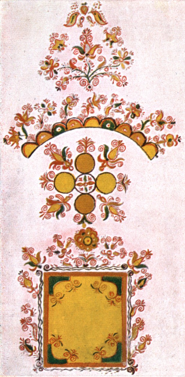 Malarstwo pokojowe, Morawy, Czechosłowacja, 1928. autorstwa Unbekannt