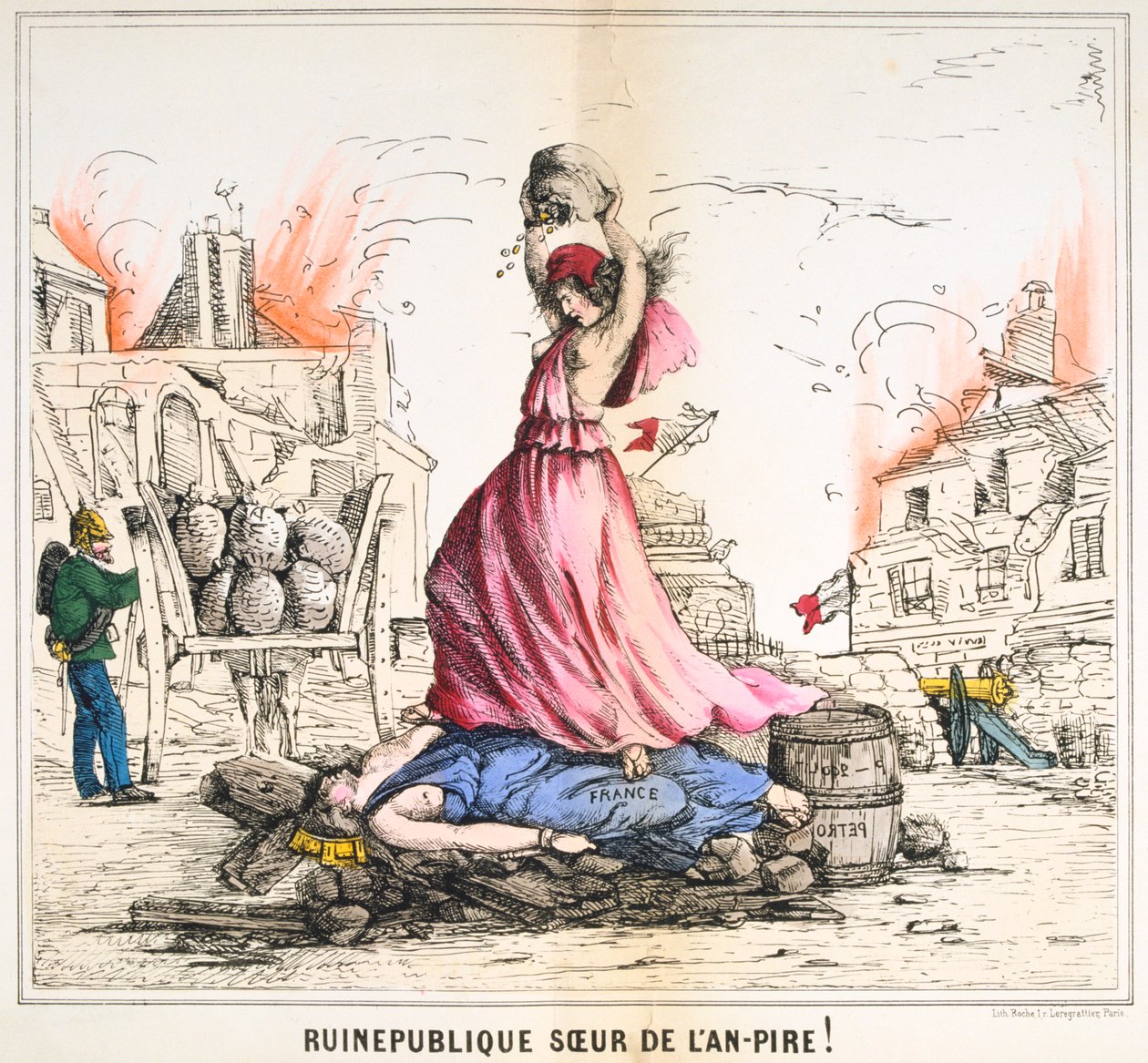 Ruinepublique Siostra An-pire!, 1871. autorstwa Unbekannt