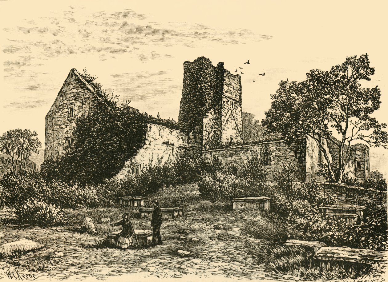 Ruiny w pobliżu Rathmullen, 1898. autorstwa Unbekannt