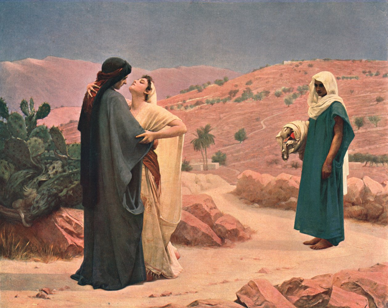 Rut i Noemi, 1886, ok. 1902. autorstwa Unbekannt