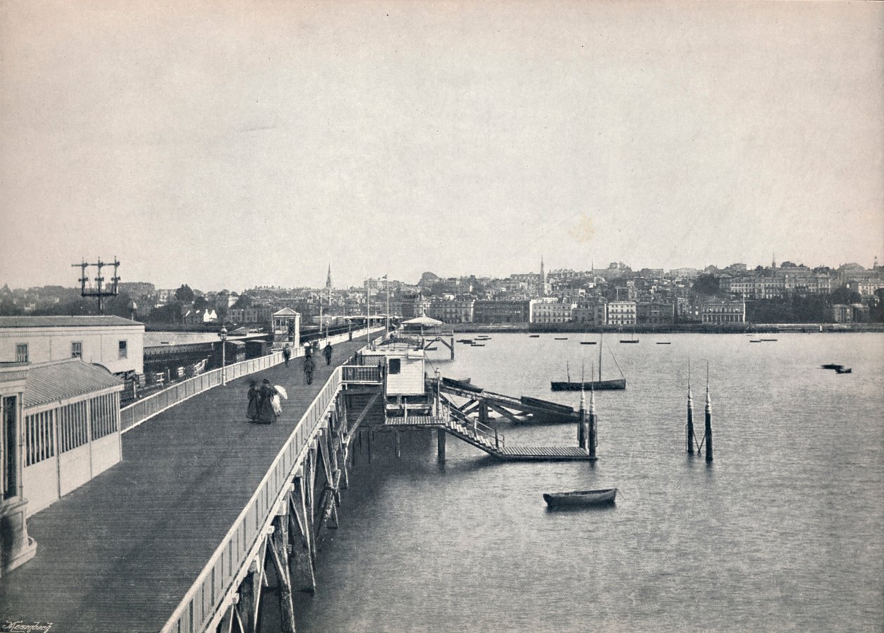 Ryde - Widok z molo, 1895 autorstwa Unbekannt