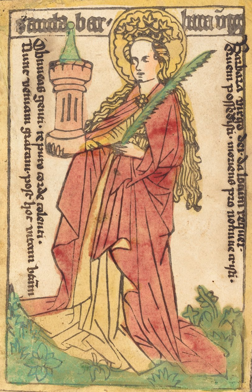 Św. Barbara, 14401460. autorstwa Unbekannt
