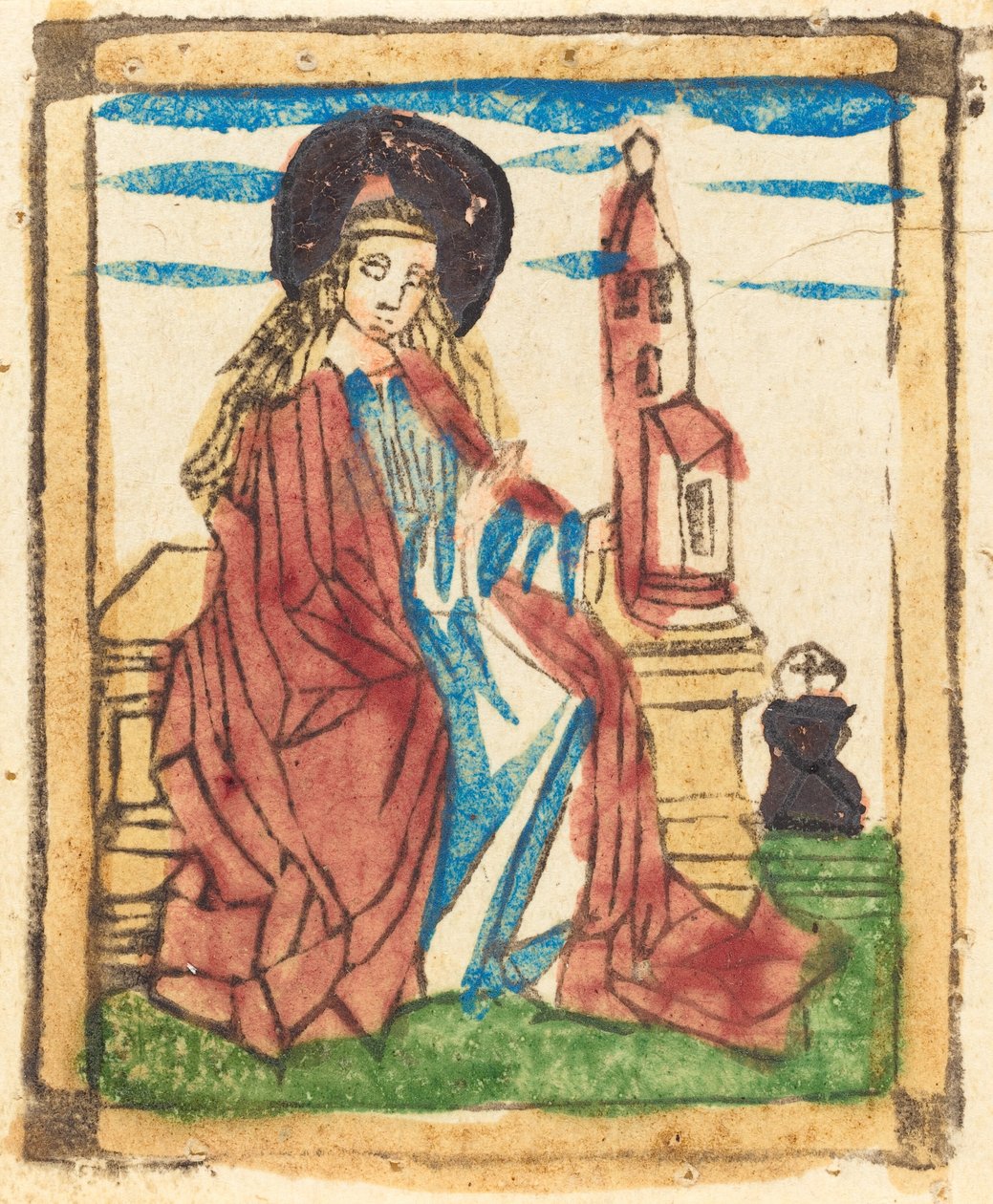 Św. Barbara, 14601470. autorstwa Unbekannt