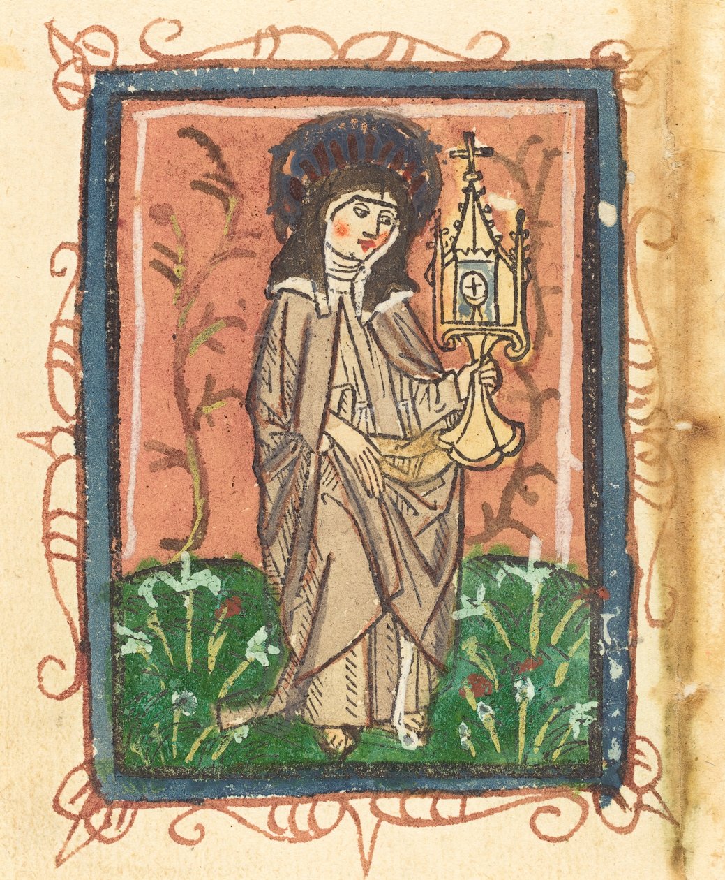 Św. Klara z Asyżu, 14701480. autorstwa Unbekannt