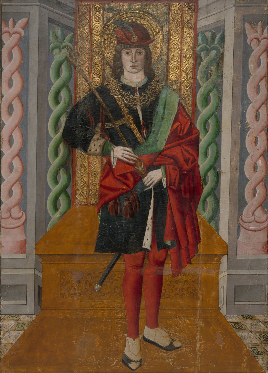 Św. Sebastian, 14901500. autorstwa Unbekannt