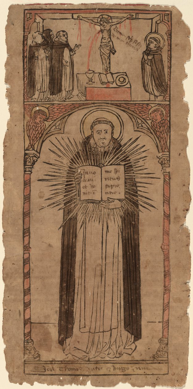 Św. Tomasz z Akwinu, c. 1450. autorstwa Unbekannt
