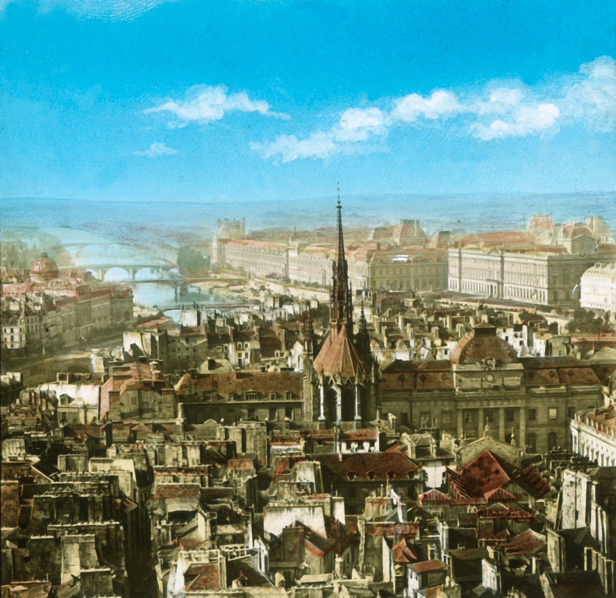 Sainte-Chapelle w Paryżu. autorstwa Unbekannt