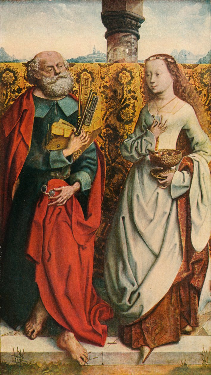 Święci Piotr i Dorota, ok. 1505, 1909 r. autorstwa Unbekannt