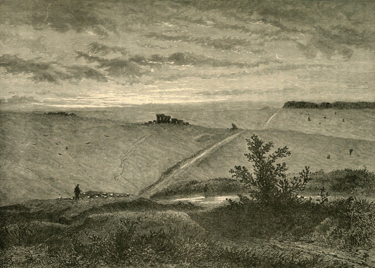 Równina Salisbury, z okolic Amesbury, 1898. autorstwa Unbekannt