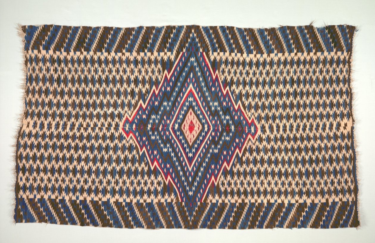 Koc w stylu SaltilloSarape, ca. 1860-1875. autorstwa Unbekannt