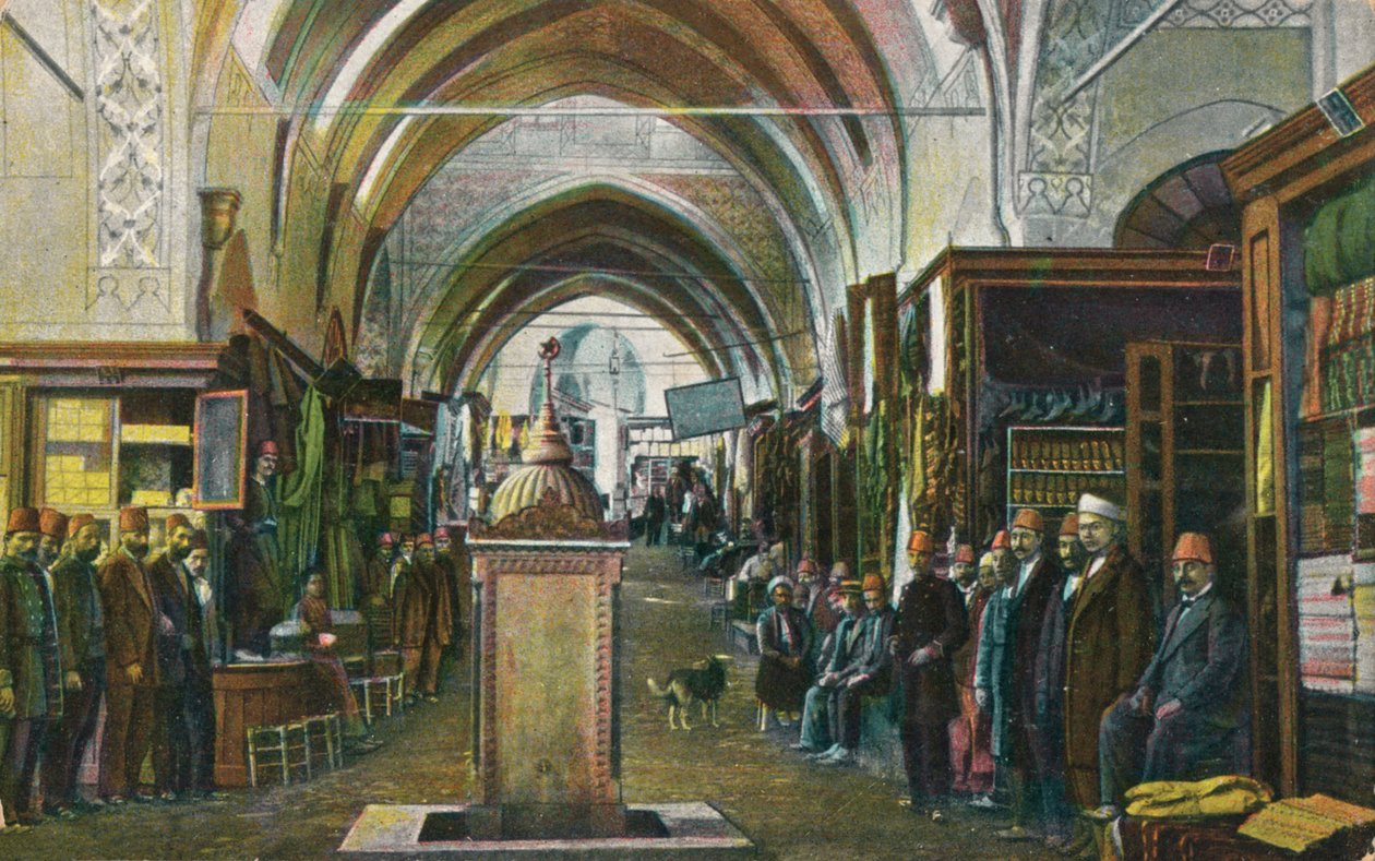 Salut z Konstantynopola - Wielki Bazar, ok. 1900. autorstwa Unbekannt
