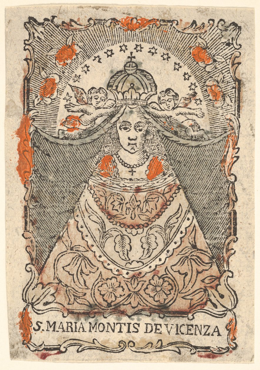 Santa Maria Montis z Vicenzy. autorstwa Unbekannt