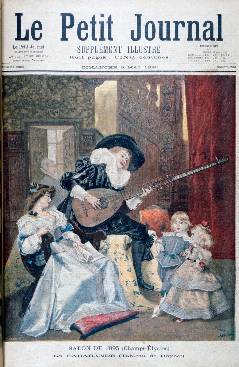 Sarabanda, 1895 autorstwa Unbekannt