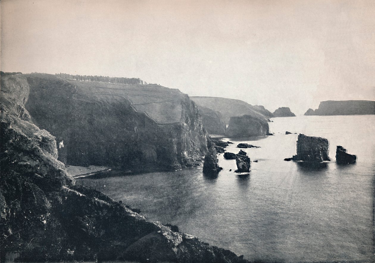 Sark - Les Autelets Rocks, 1895 autorstwa Unbekannt