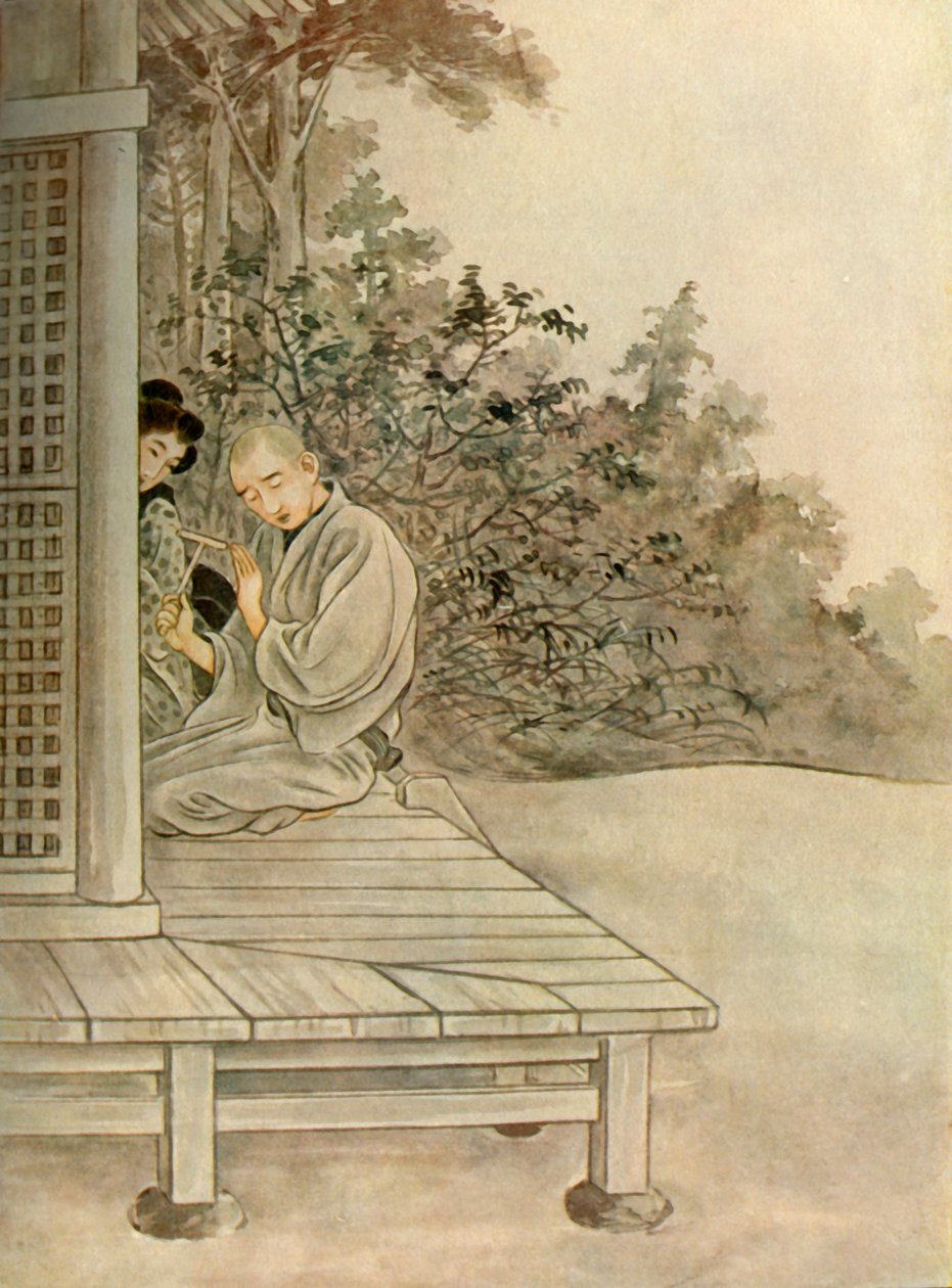 Sawaichi...repeated the Buddhist invocation: Namu Amida Butsu, 1919. autorstwa Unbekannt