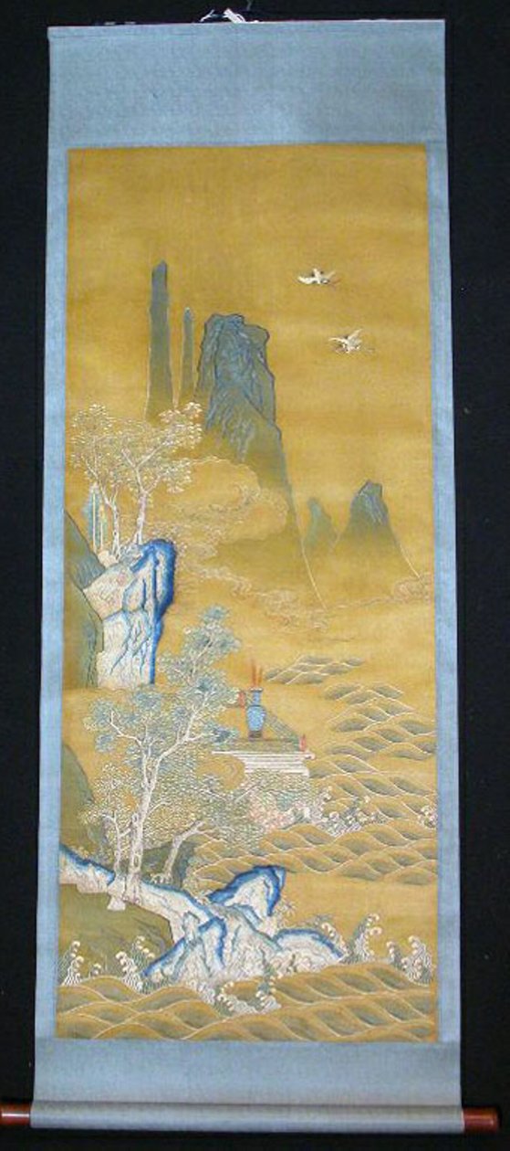 Zwój, Chiny, dynastia Qing 1644-1911, c. 1840. autorstwa Unbekannt