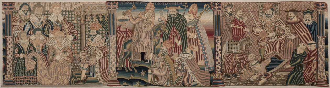 Sekcje haftowanego fryzu, 1625-1649. autorstwa Unbekannt