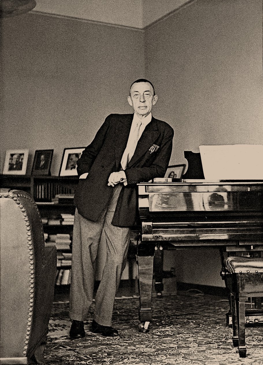 Siergiej Rachmaninow w Willi Senar, 1939. autorstwa Unbekannt