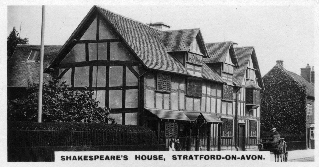 Dom Szekspira, Stratford-on-Avon, Warwickshire, ok. 1920 r. autorstwa Unbekannt