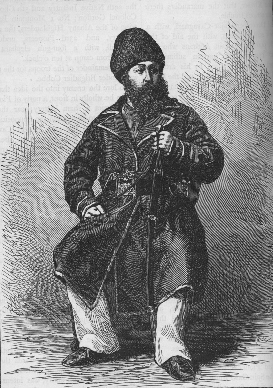 Sher Ali Khan, Ameer z Kabulu, ok. 1880 r. autorstwa Unbekannt
