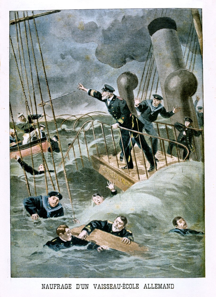 Wrak statku-szkoły, niemiecki, 1901 autorstwa Unbekannt