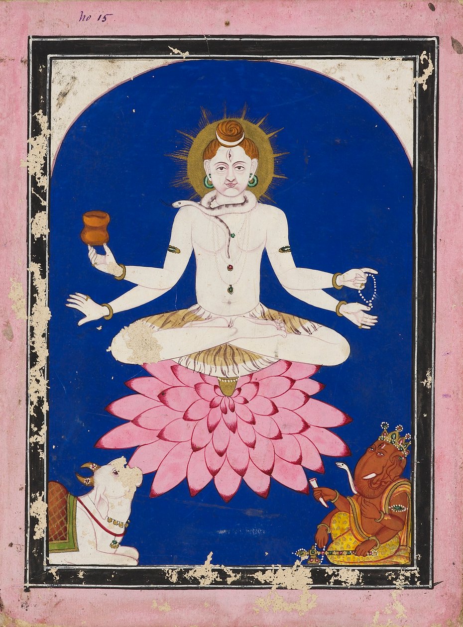 Shiva jako jogin, XIX wiek autorstwa Unbekannt