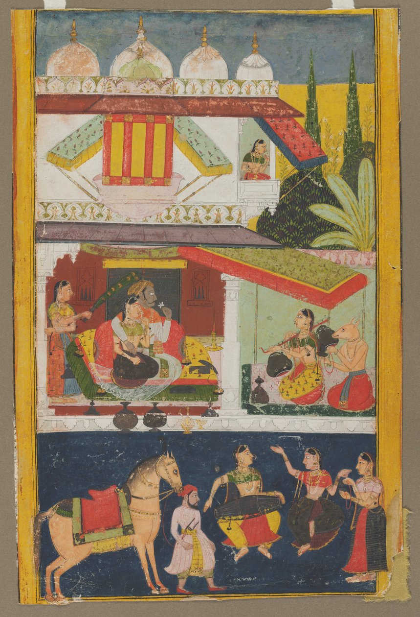 Shri Raga, ok. 1695. autorstwa Unbekannt