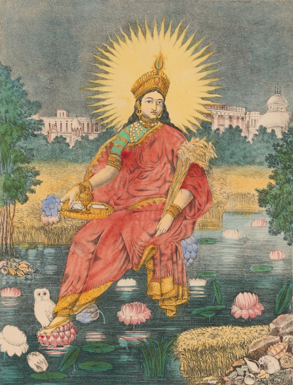 Sri Sri Lakszmi, K. 1880. autorstwa Unbekannt