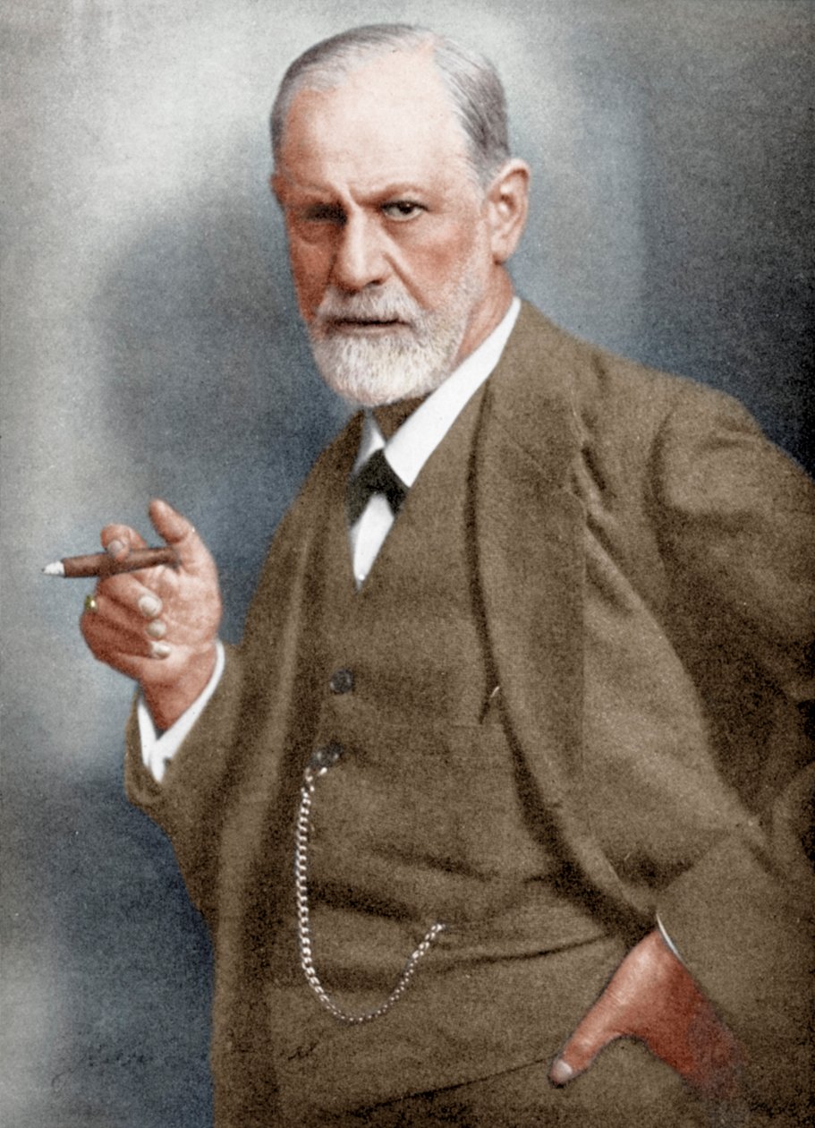 Zygmunt Freud 1856-1939, austriacki neurolog autorstwa Unbekannt