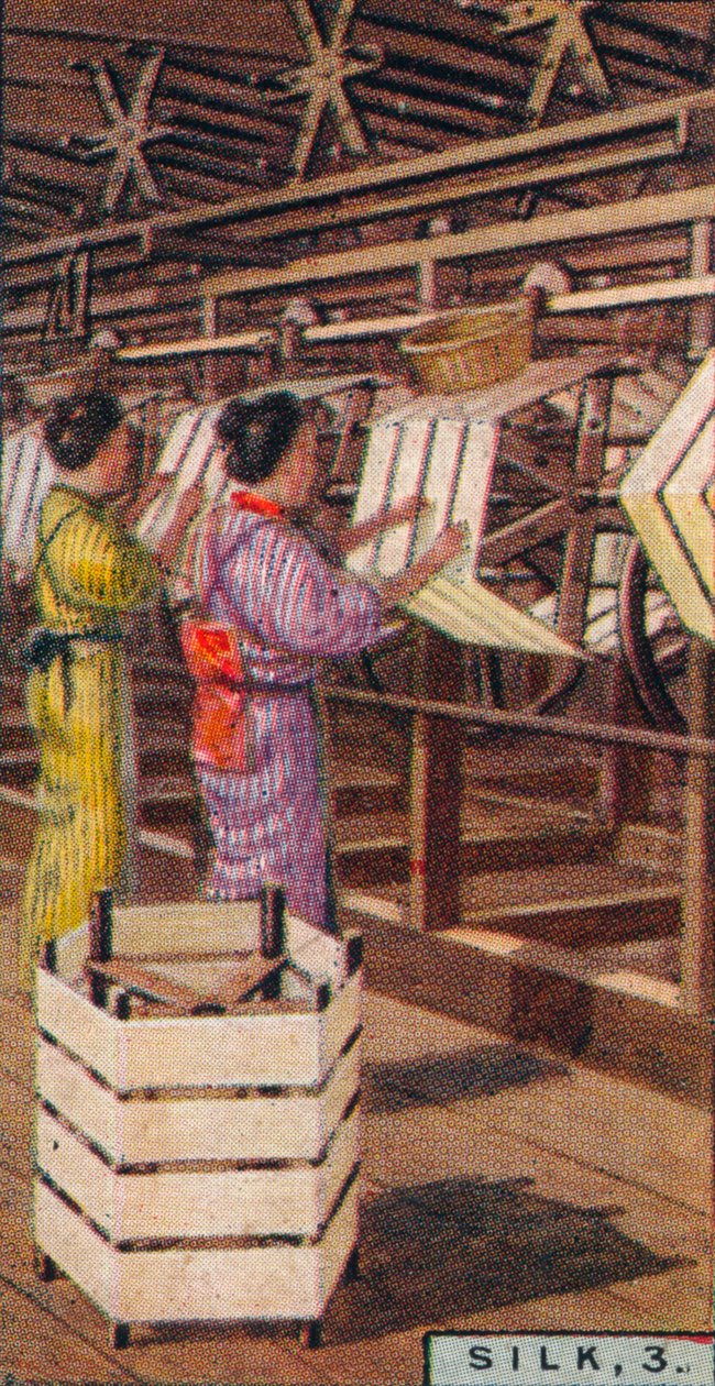 Jedwab, 3. - Reeling Silk, Japonia, 1928 autorstwa Unbekannt