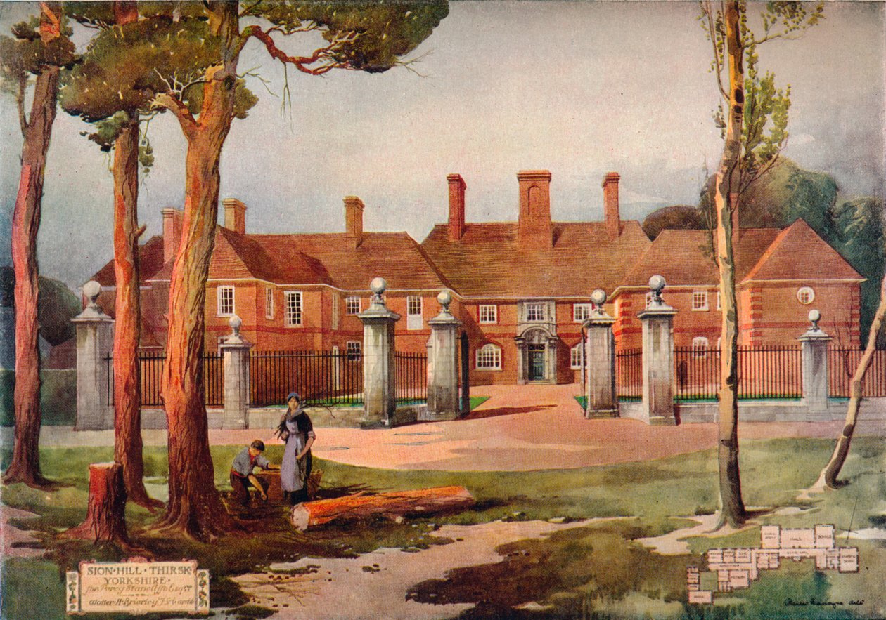 Sion Hill, Thirsk, Yorkshire, c1913 autorstwa Unbekannt