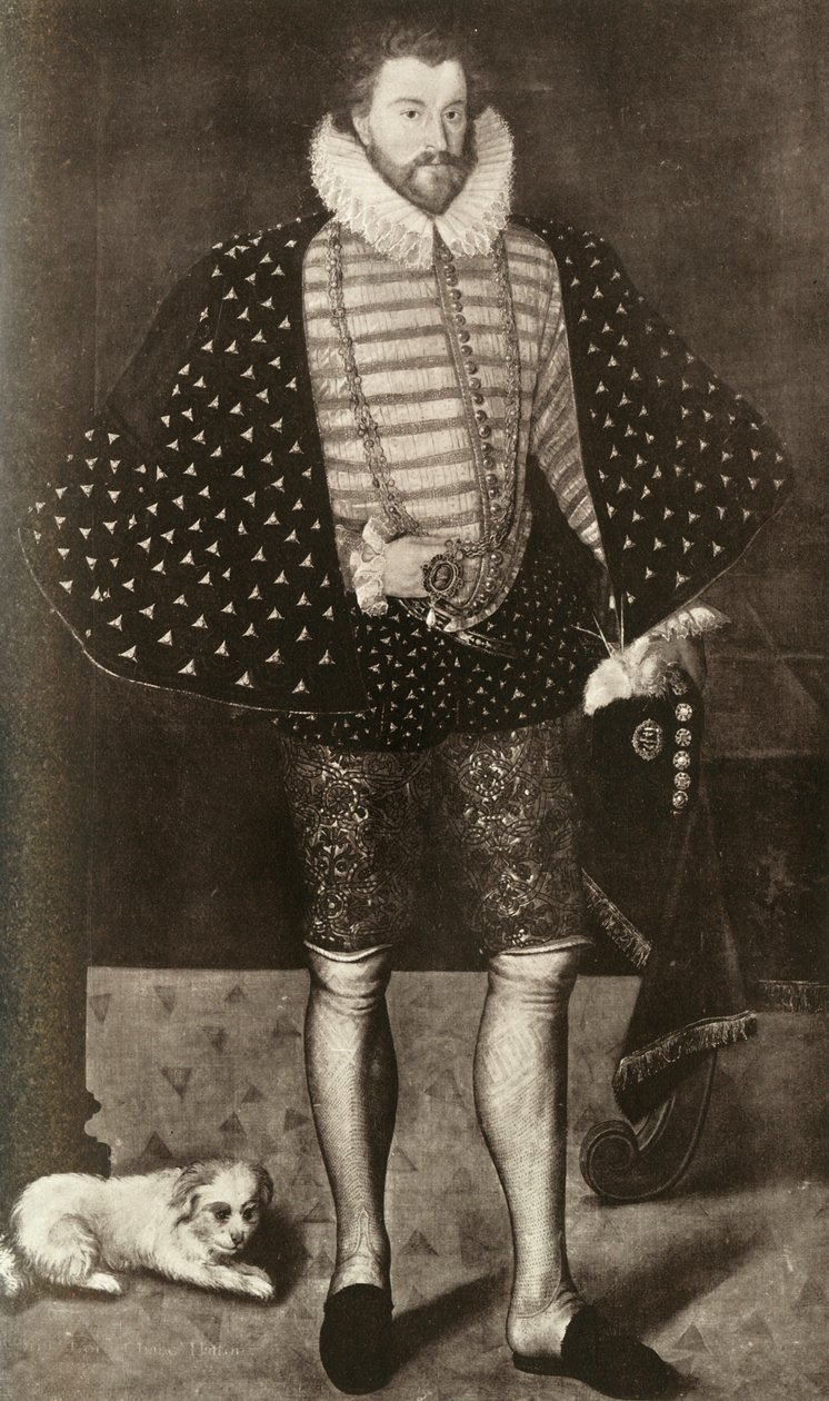 Sir Christopher Hatton, 1909 autorstwa Unbekannt