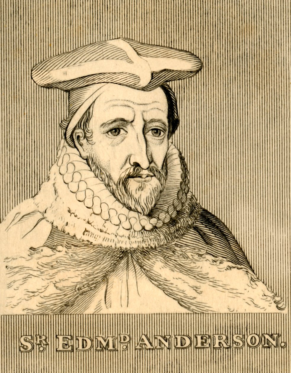 Sir Edmund Anderson, 1530-1605, 1830. autorstwa Unbekannt