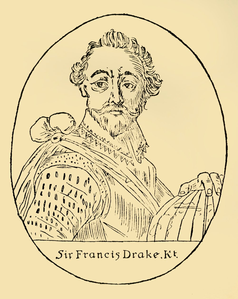 Sir Francis Drake, ok. 1930. autorstwa Unbekannt