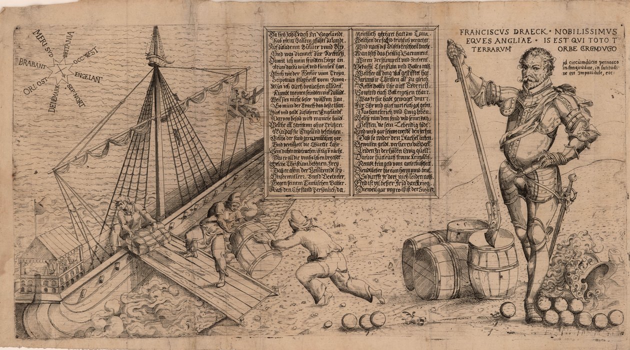 Sir Francis Drake, ok. 1588. autorstwa Unbekannt