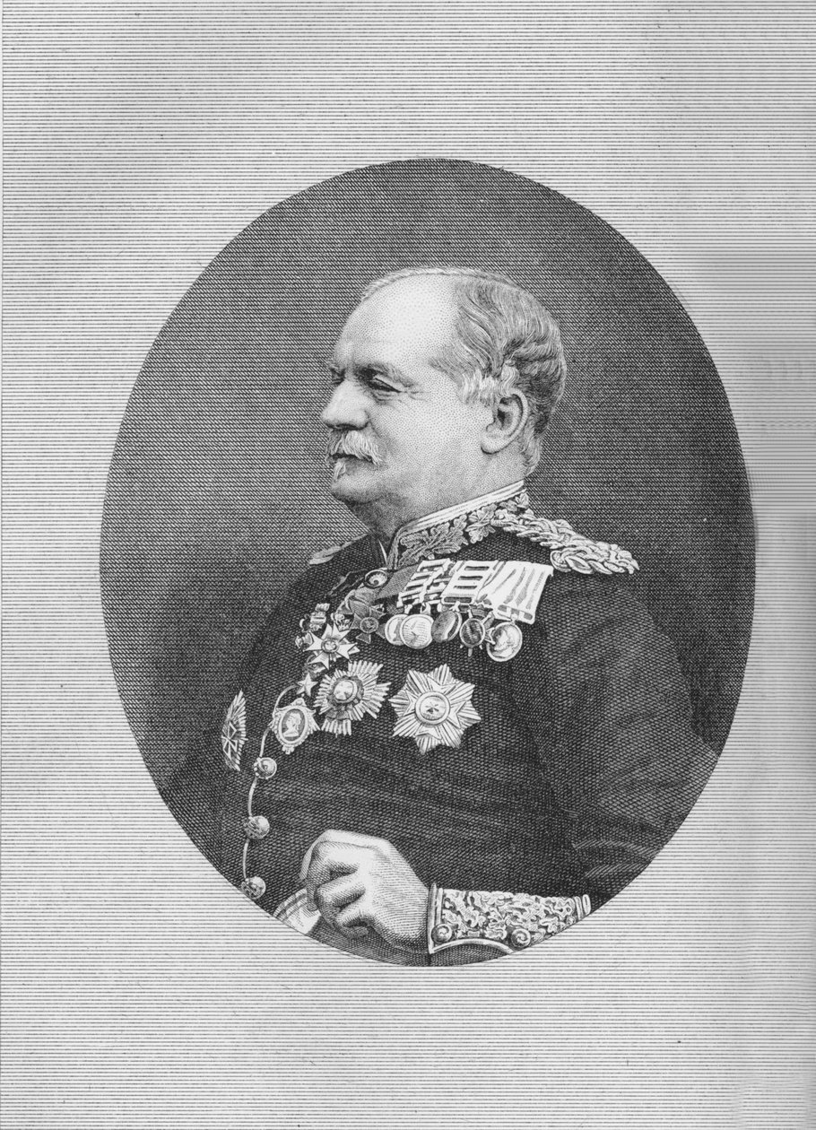 Sir Herbert Macpherson, ok. 1882 r. autorstwa Unbekannt