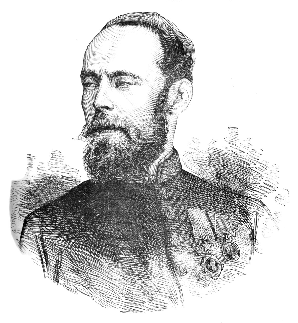 Sir Louis Cavagnari, ok. 1880 r. autorstwa Unbekannt