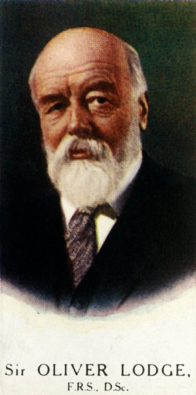 Sir Oliver Lodge, FRS, D.Sc., 1927. autorstwa Unbekannt