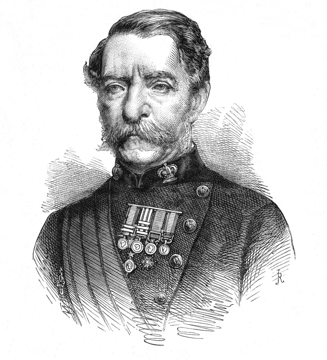 Sir Robert Napier, ok. 1880 r. autorstwa Unbekannt