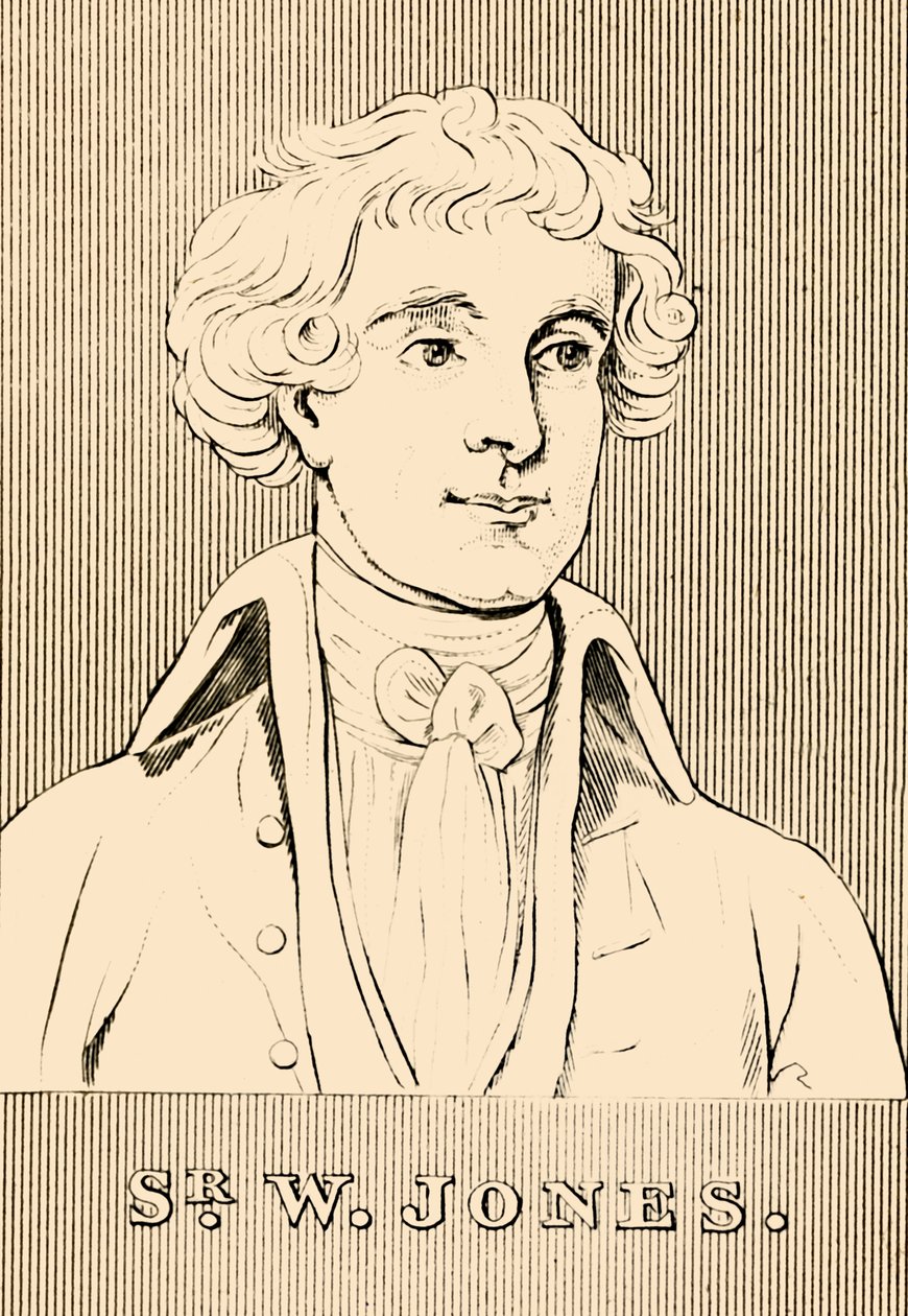 Sir W. Jones, 1746-1794, 1830. autorstwa Unbekannt