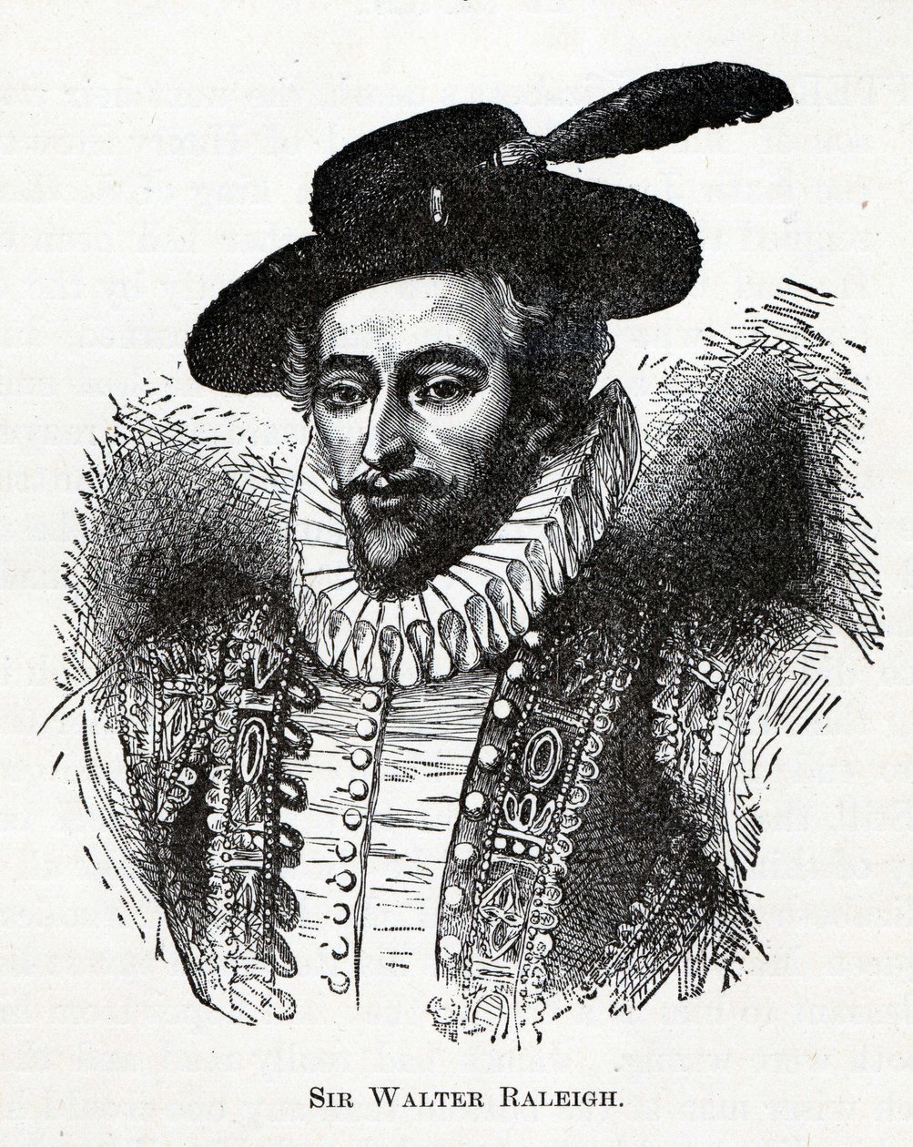 Sir Walter Raleigh, 1882 r autorstwa Unbekannt