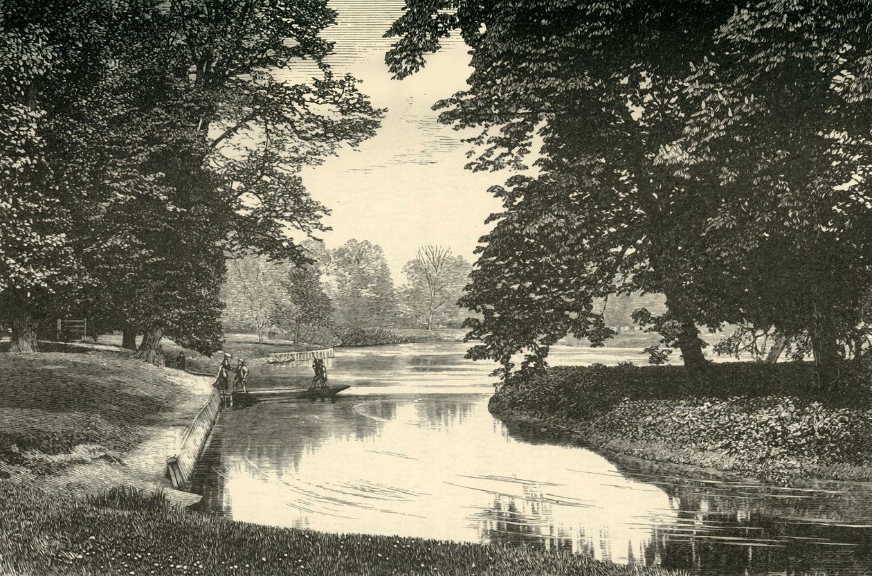 Ławka Sixth Form i Fellows Eyot, 1911. autorstwa Unbekannt