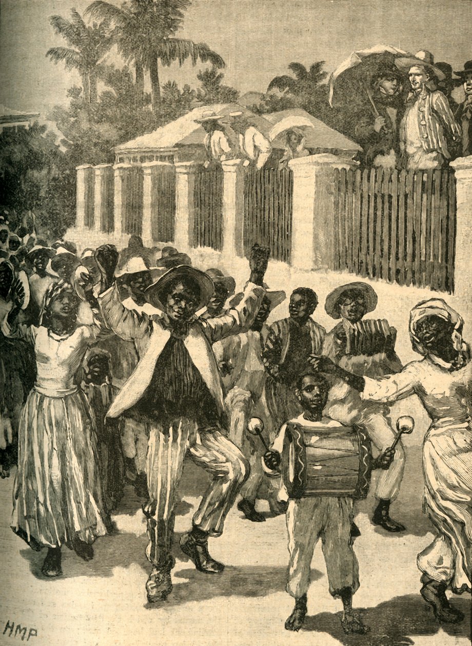 Festiwal emancypacji niewolnictwa na Barbadosie, ok. 1834–1890. autorstwa Unbekannt