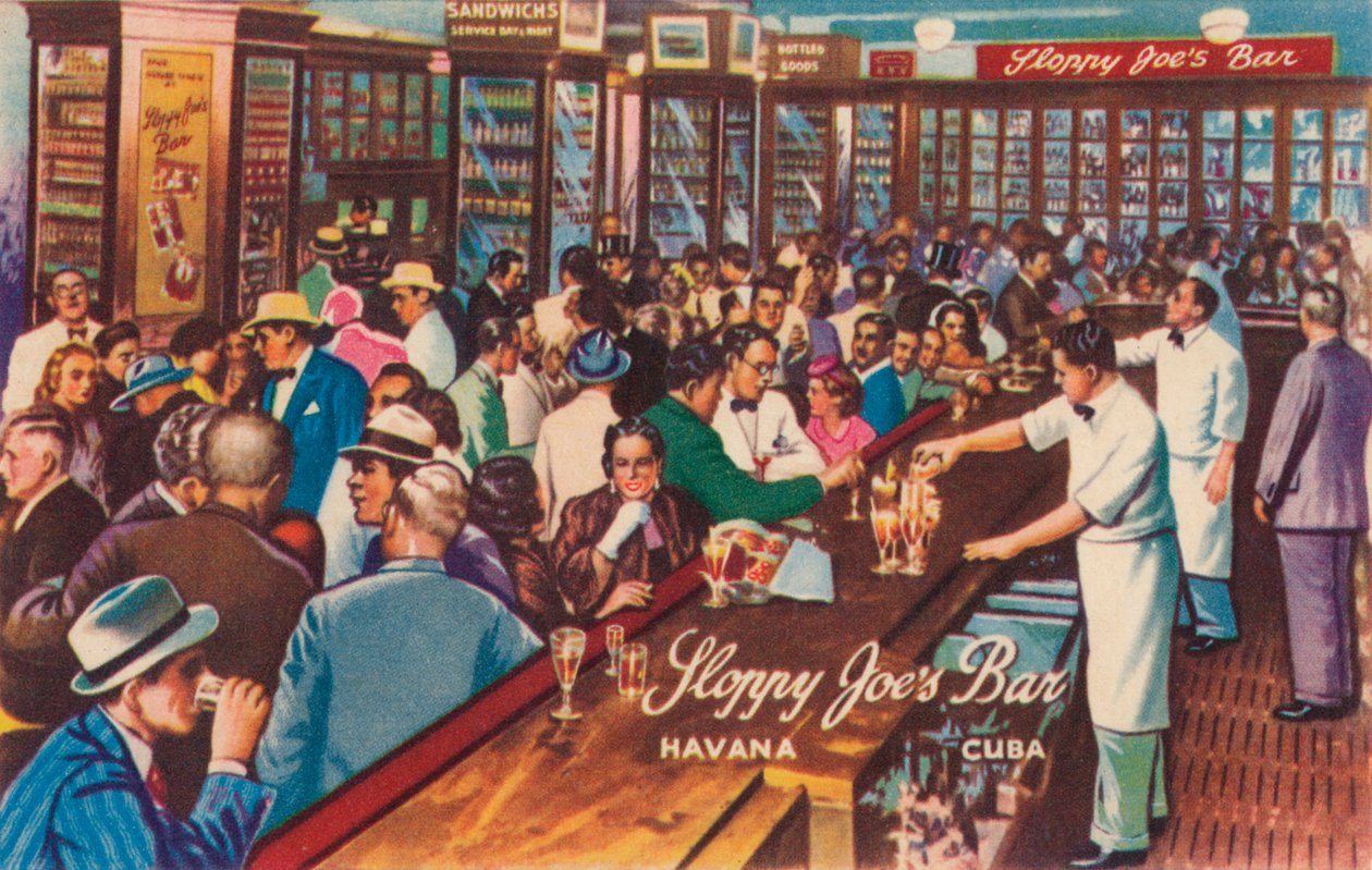 Sloppy Joes Bar, Hawana, Kuba, 1951 autorstwa Unbekannt
