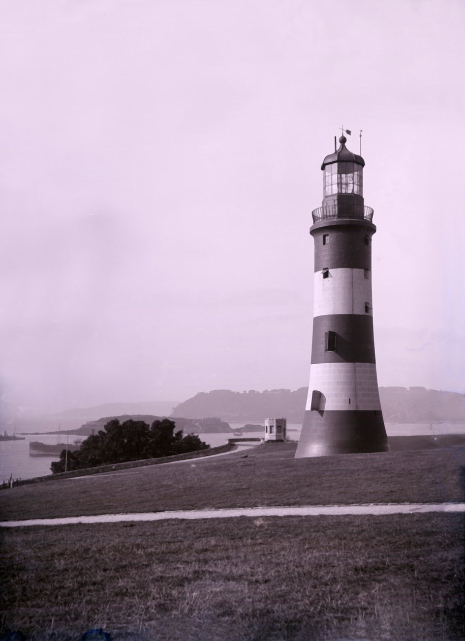 Smeatons Tower w pobliżu Plymouth w Devon. autorstwa Unbekannt